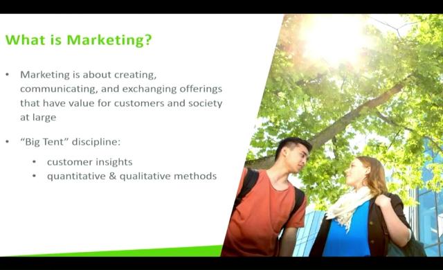 Embedded thumbnail for Marketing Option Information Session 